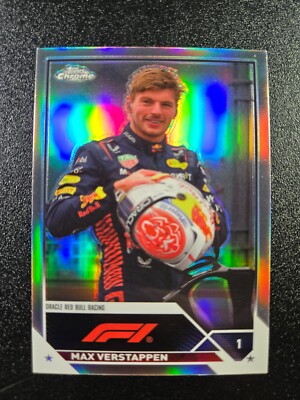 Refractor Max Verstappen 2023 Topps Chrome Formula 1 Card #2 World
