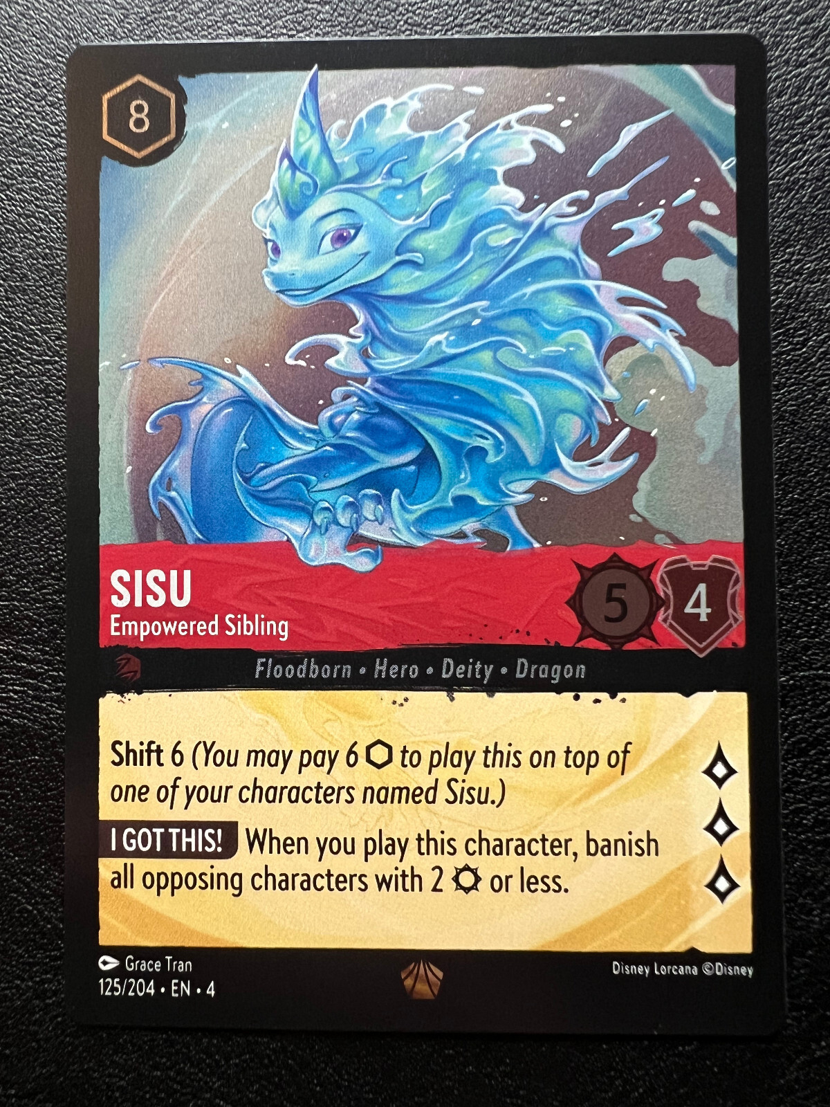 SIsu Empowered Sibling 125/204 LEGENDARY Lorcana Ursula's Return Cold Foil NM!