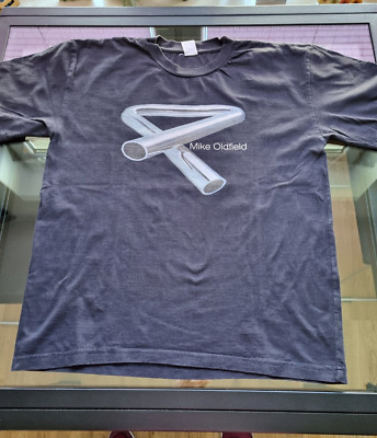 Mike Oldfield  ''Then and Now Tour 1999'' original Vintage Shirt A-A 58 cm