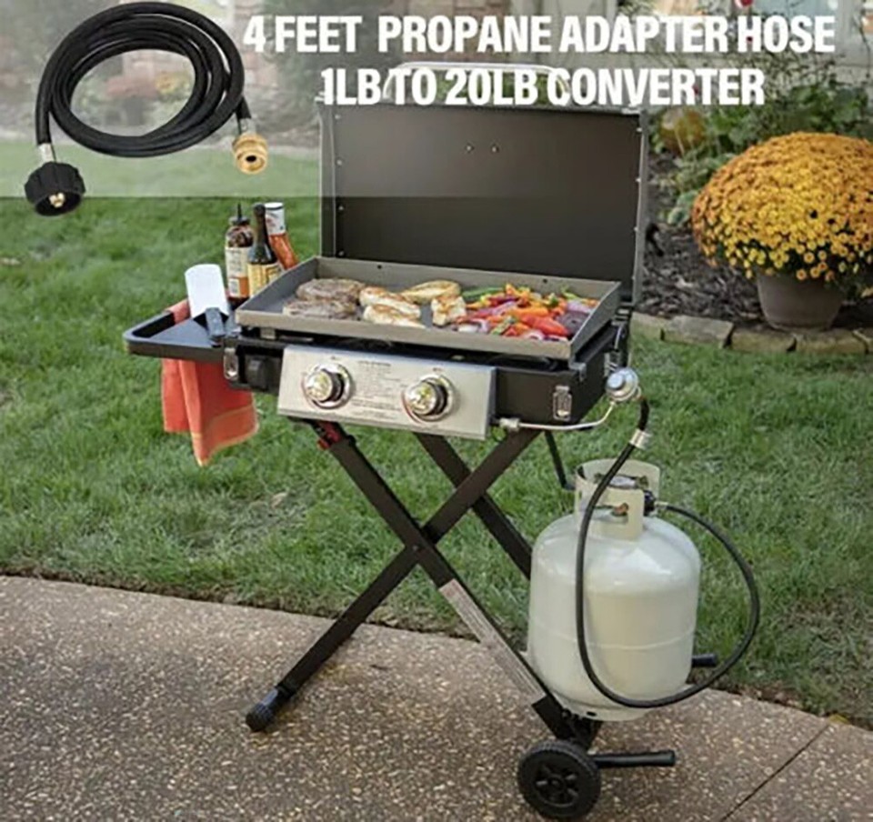 Adattatore Con Valvola Per Ricaricare Bombole Propane Da 1lb A 20lb - WADEO