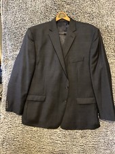 Men  s Gray RALPH LAUREN Wool Blazer jacket sport suit coat two button 50 R