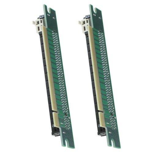 2 Pcs Graphics Card Slot Computer Power Cord Riser Cable Extender - Afbeelding 10 van 12