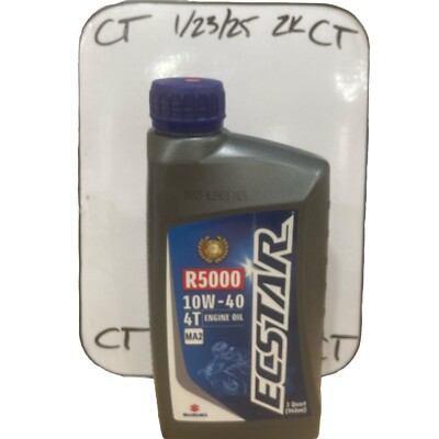 Suzuki Ecstar R5000 10w-40 4T Engine Oil MA2 (1 QT) | eBay