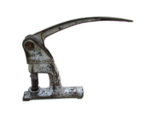 VINTAGE INDUSTRIAL PRESS ATTACHING TOOL CAST IRON BY UNITED-CARR M114-1 / M114-2