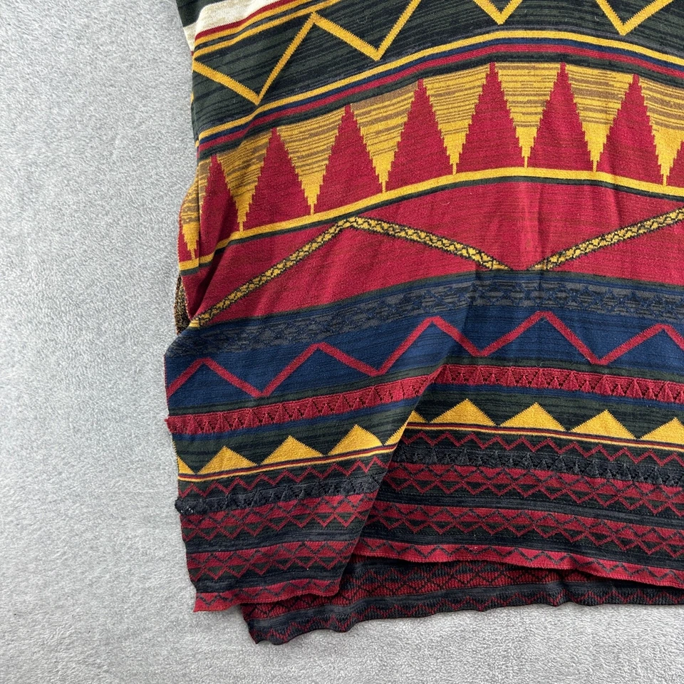 ZARA Dress Womens Size Small Aztec Legging Multicolor Short Sleeve Poncho - Image 2 of 4