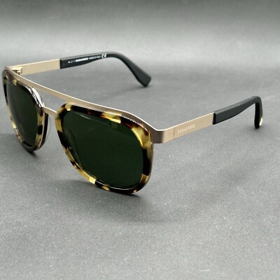 DSQUARED2 Marlon DQ 179 Sunglasses Gold & Tort Italy 58-19-135 Used