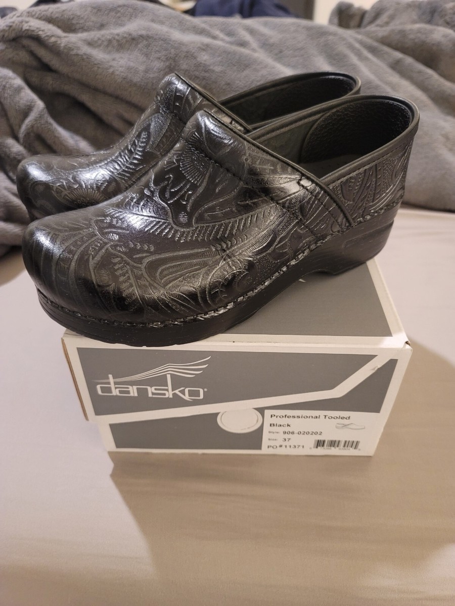 Dansko Profesional Tooled Clogs Size 37 | eBay