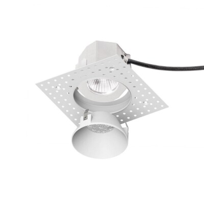 WAC Lighting R3ARDL-F830-WT Aether 3.5'' Round Invisible Trim - White