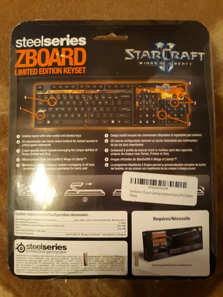 SteelSeries ZBOARD Limited Edition StarCraft Wings Of Liberty GAMING Keyset   - Image 3 of 4