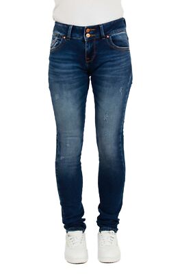 LTB Damen Jeans MOLLY M Super Slim Fit - Blau - Winona Wash W26-W34 Baumwolle