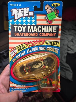 Tech Deck Bam Margera Toy Machine Vintage Rare Skateboard