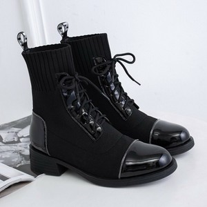 lace up sock booties