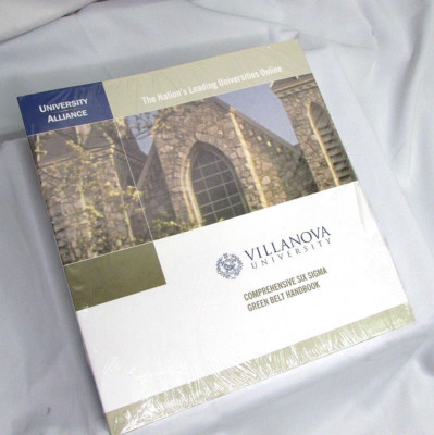 Villanova University Comprehensive Six Sigma Green Belt Handbook NEW