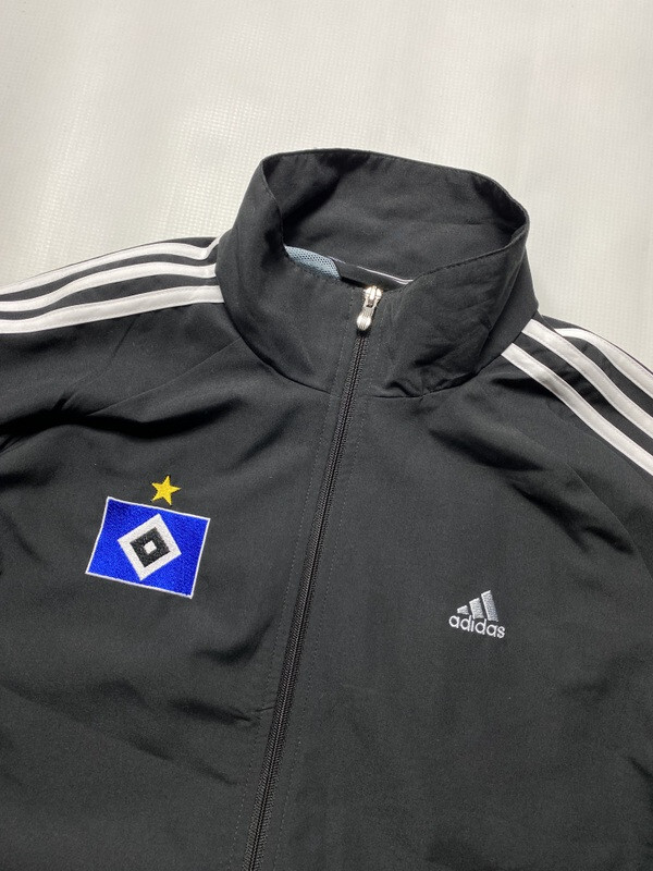 Hamburger SV zip black jacket Adidas 2010-2011 Hamburg HSV