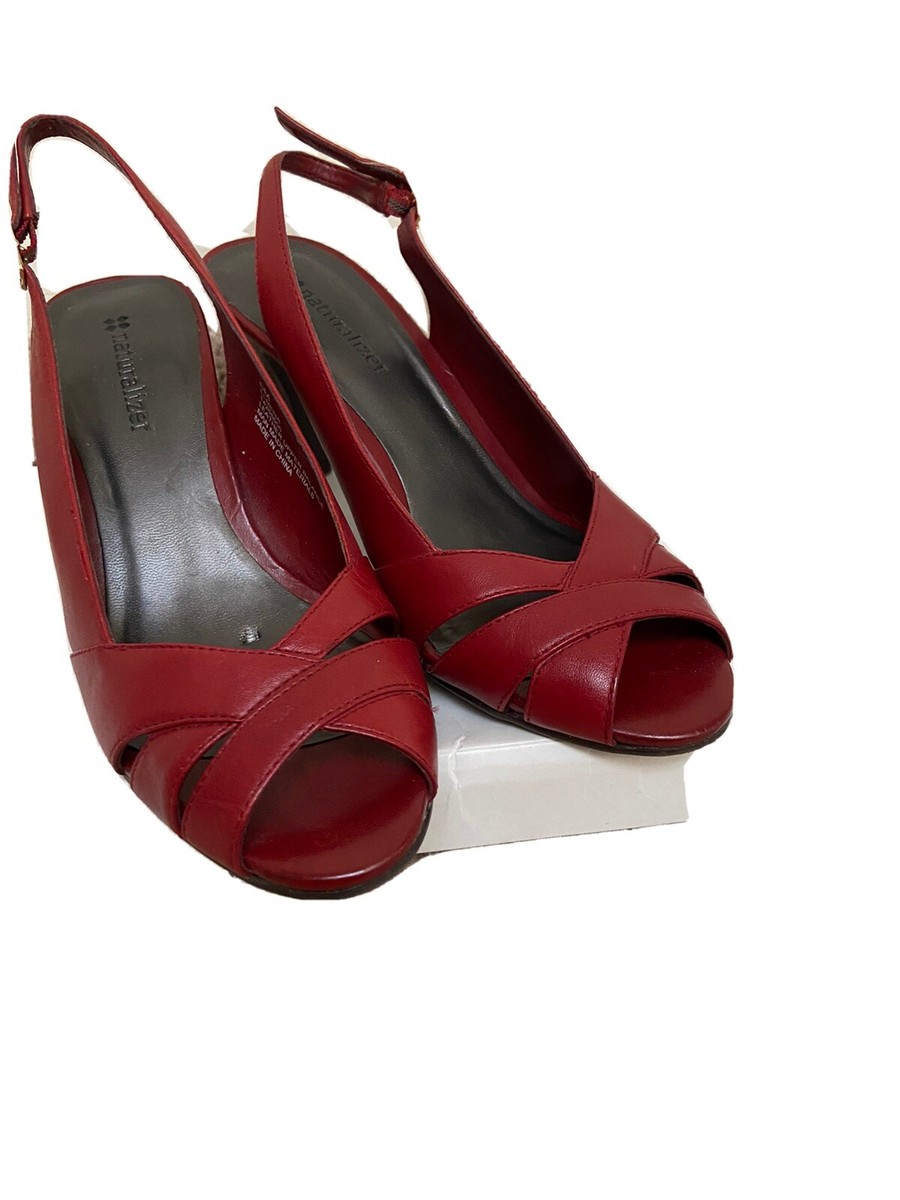 womens burgundy dress sandals Naturalizer Elmena women dress sandal burgundy size 6 M
