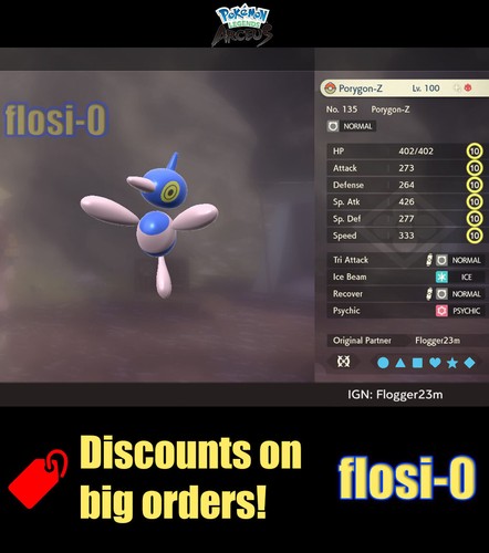 6IV Shiny Alpha Pokemon Legends Arceus - Pick Type (Non-shiny option) - Picture 119 of 182