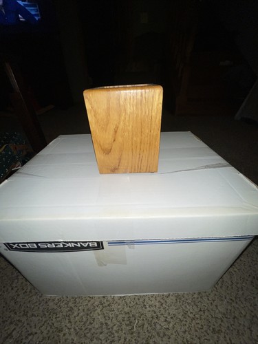CUTCO Wooden Utensil/Knife Block Caddy Container Holder -Made In USA- 4 x 4 x 5” - Picture 3 of 10