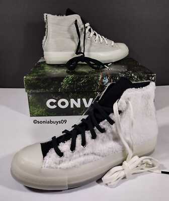 Converse X Clot Chuck Taylor 70 Panda Sneakers Men # 9.5 US Perfect Condition Size 6.5 - CLOT x Converse Chuck 70 High Giant Panda for  main image 2
