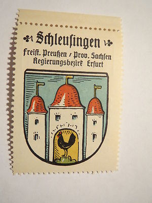 Schleusingen / Reklamemarke Kaffee Hag - Wappen