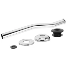 1 Set Urinal Flush Pipe Kit: Stainless Steel Inlet Tube - Universal Urinal
