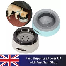 Ciotola acqua potabile per cani UK galleggiante bocca non bagnata cane gatto senza fuoriuscita dispenser