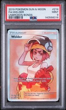 Welder 214/214 Unbroken Bonds Pokemon PSA 9 on eBay