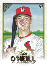 2018 TOPPS GALLERY TOPPS VAULT BLANK BACK #73 TYLER O'NEILL RC - CARDINALS - 1/1