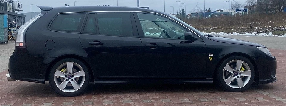 Alerón alerón de techo alerón de techo adecuado para Saab 9-3 Combi 2005-2011 - Imagen 3 de 4