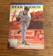 1996 Upper Deck Baseball Card Star Rookie Billy Wagner 225. rookie card picture
