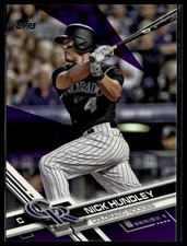 2017 Topps #108 Nick Hundley TOYS R US Purple