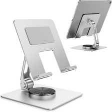 Tablet Stand 360 Rotating, Adjustable Foldable, Super Sturdy