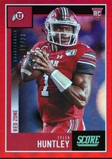 Tyler Huntley 2020 Score Red Zone SSP Rookie RC Utah Ravens Browns 19/20 #370