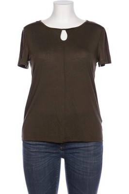 Tom Tailor T-Shirt Damen Shirt Kurzärmliges Oberteil Gr. M Grün #i97q3t1