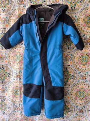 Iceberg Outerwear Full Body Blue Snow Suit Kids Size 2T Thick Warm