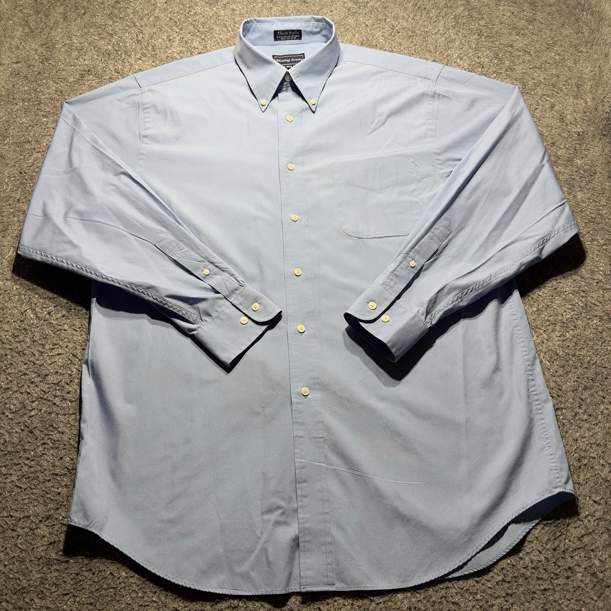 meeting street dress shirts Meeting Street NIP Proformance Shirts Lot Of 3 Size 17 34/35 Dress Shirts