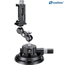 USA Dealer Leofoto SC-02 PC-90II Versa Arm Kit / 100mm Pump Suction Cup