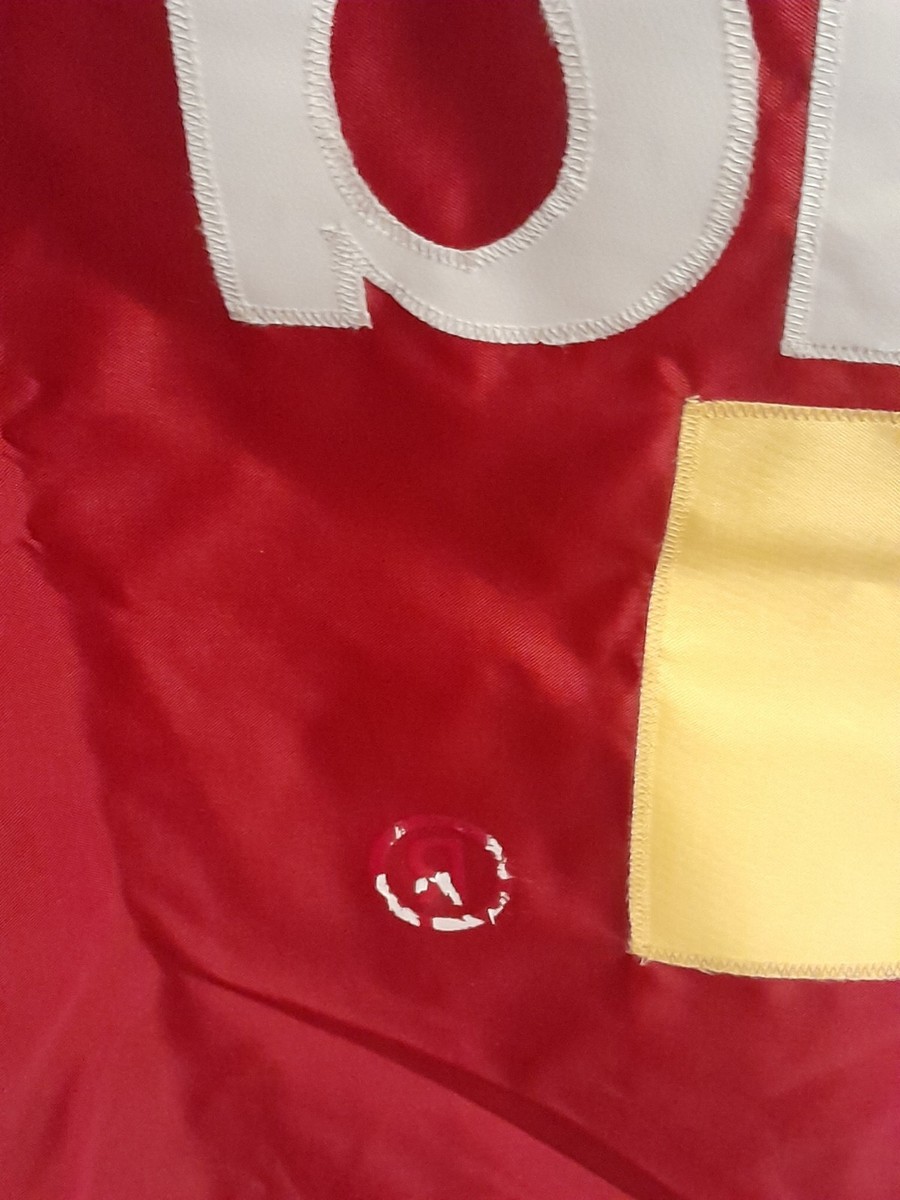 VINTAGE 1980's McDONALD'S STORE 4' BY 6' RED NYL-GLO FLAG