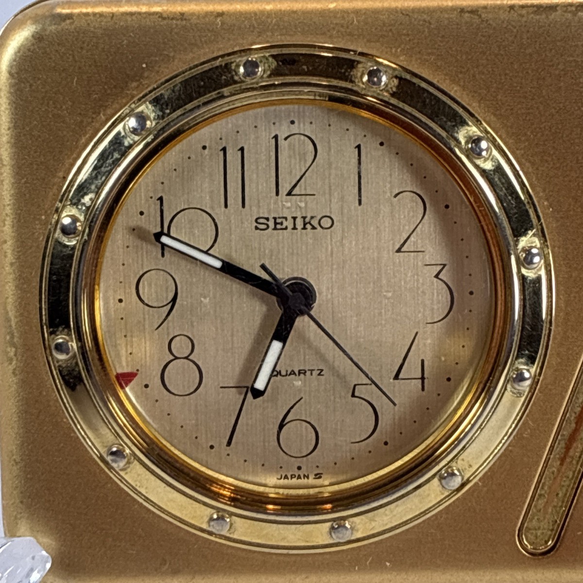 Vintage 1986 SEIKO Watch Travel Clock QUP101G tested From Japan