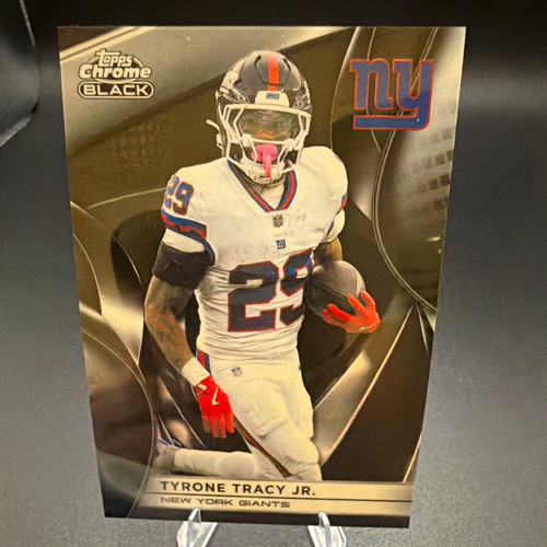 2025 Topps Chrome Black Tyrone Tracy Jr. #74 card