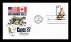 US COVER MOUNTAIN LION WILDLIFE CAPEX 87 FIRST DAY ISSUE ARTMASTER