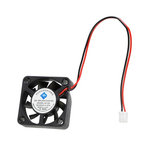 4010S Brushless Cooling Fan 24V DC 40 * 40 * 10mm With Ball Bearing 2Pin SLK - Afbeelding 6 van 6