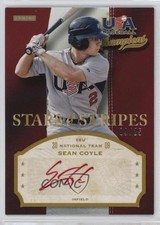 2013 Panini USA Baseball Champions Red Ink 9/25 Sean Coyle #CYL Auto 4z8