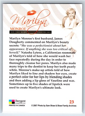 2008 Breygent Marilyn Monroe #23 | eBay