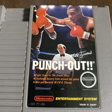 Nintendo Mike Tyson's Punch-Out!! NES Boxing Game NTSC-U/C Cartridge - Untested