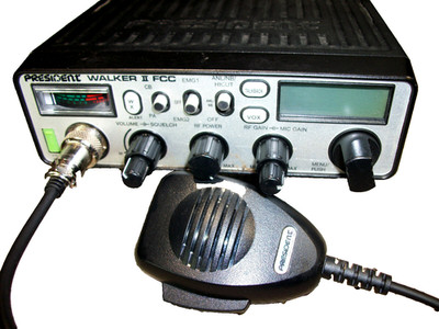 PRESIDENT WALKER II  FCC  SUPER MOD, MORE POWER ONLY 4 WIRES, RADIO NOT INCLUDED