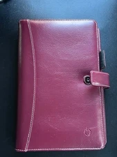 Vintage Franklin Covey Classic Size Weekly Undated with Dark Red Cover 5.5x8.5" 