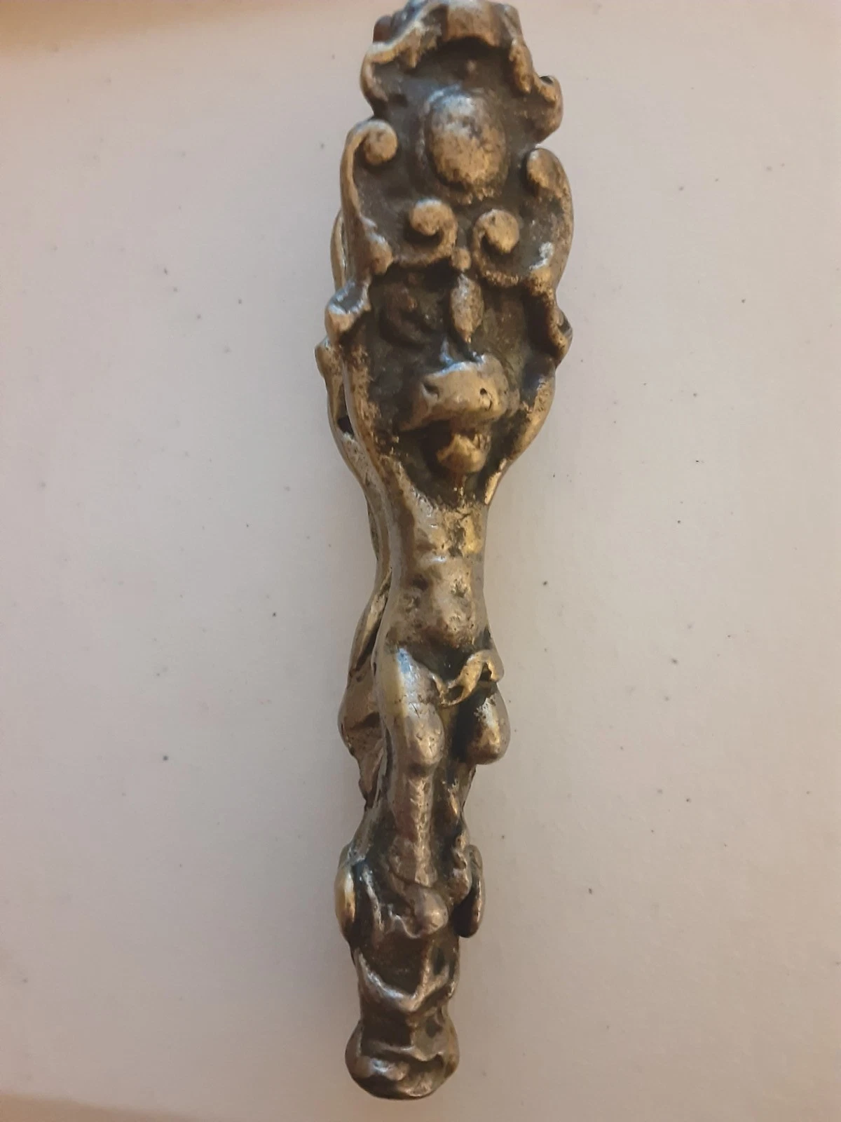 VTG./ ANTIQUE SOLID BRASS NUTCRACKER W/ CHERUB HANDLES
Opens in a new window or tab