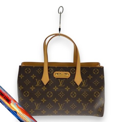Louis Vuitton Wilshire PM Monogram Canvas PVC Brown Bag Purse