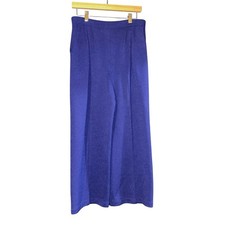 St. John Collection Cobalt Blue Santana Knit Pull on Pants Women  s Size 10 Wide