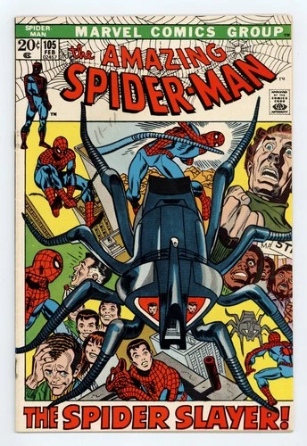 Amazing Spider-Man #105 VG/FN 5.0 1972 1st app. Spider Slayer Mark III